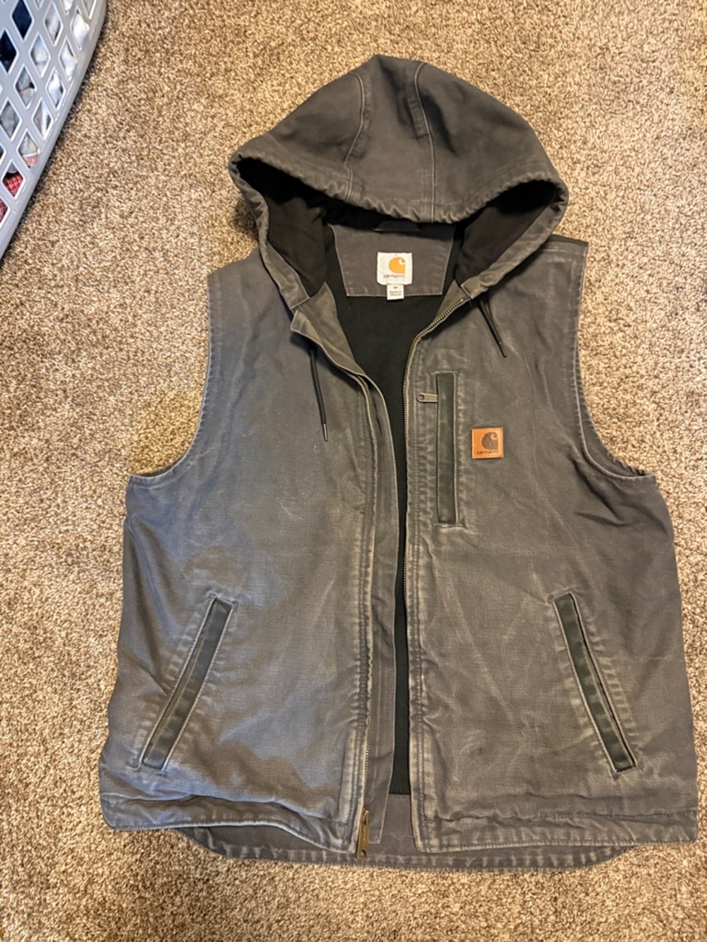 Carhartt Men's FLEECE-LINED HOODED VEST